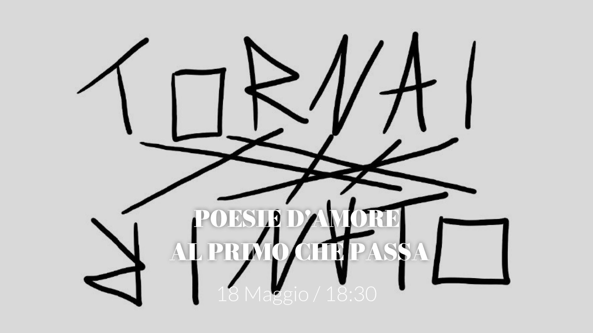 Poesie d'amore al primo che passa - Presentazione libro