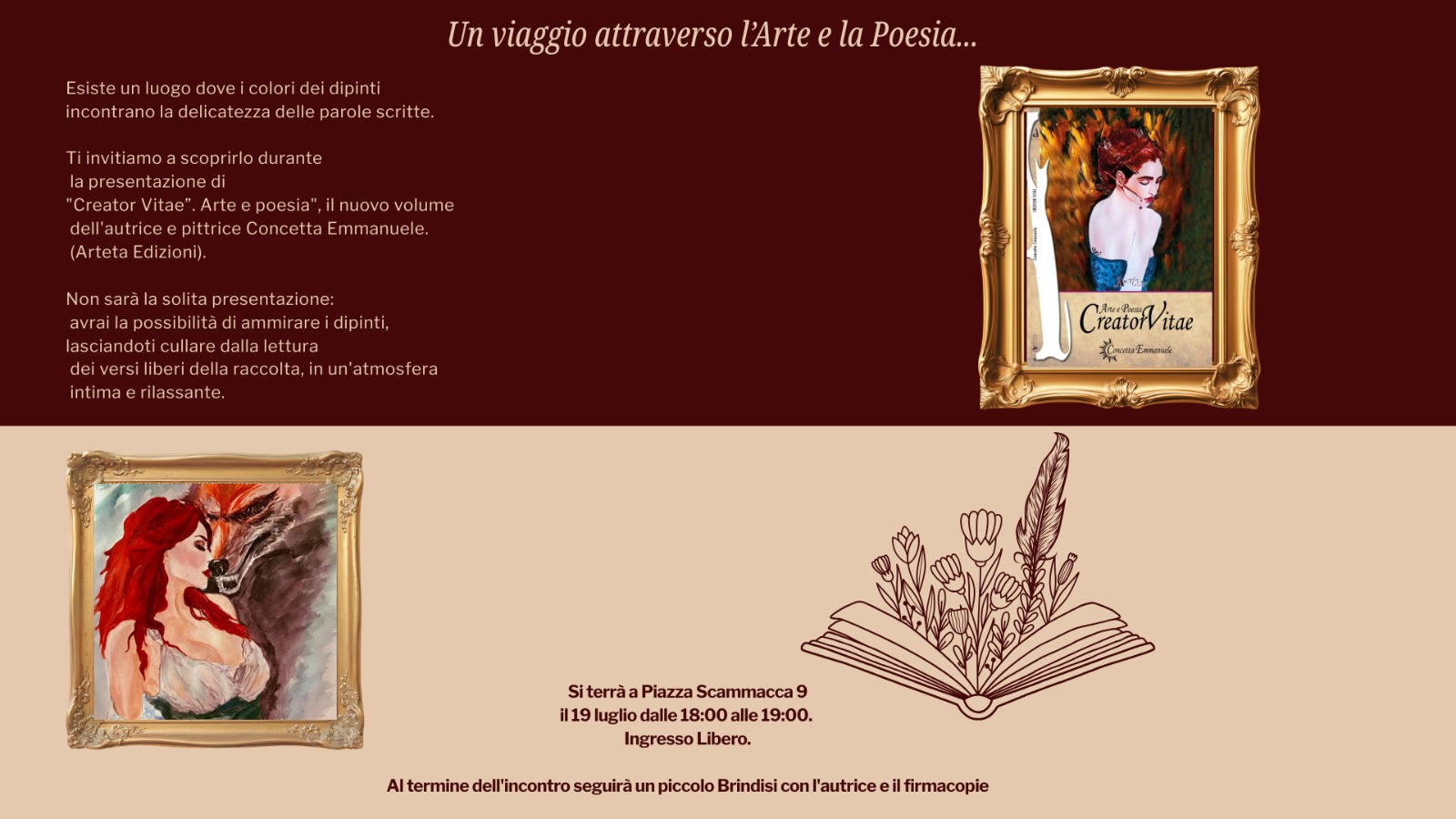 Presentazione - Creator Vitae. Arte e poesia